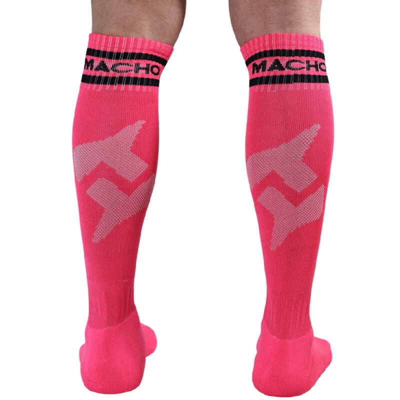 MACHO - Lange Socken Einheitsgröße Rosa