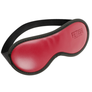 FETISH SUBMISSIVE DARK ROOM - Vegane Leder Maske mit Neoprenfutter