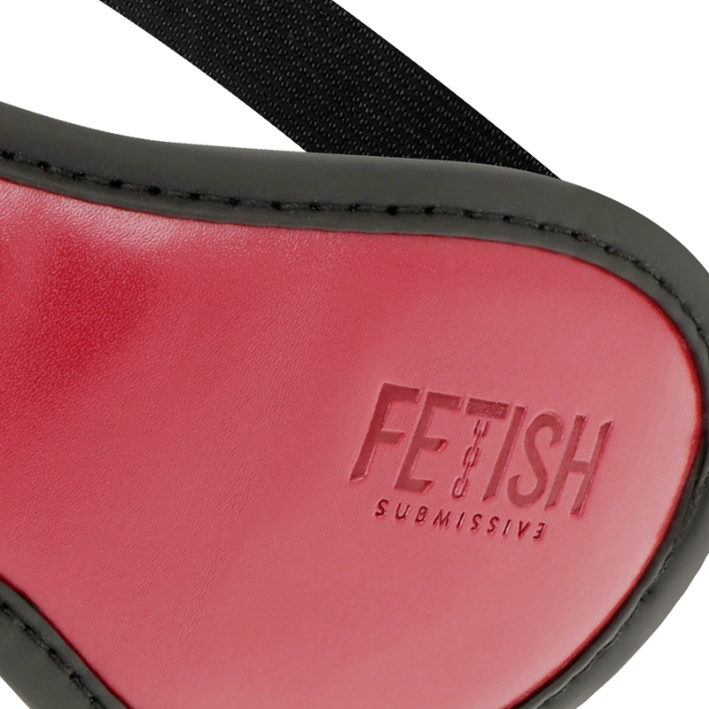 FETISH SUBMISSIVE DARK ROOM - Vegane Leder Maske mit Neoprenfutter