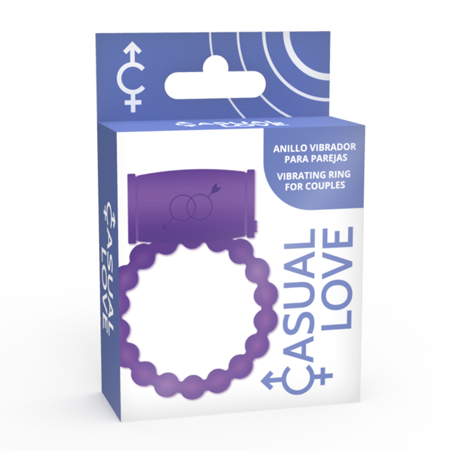 CASUAL LOVE - 25 Paar-Vibrationsring Lila