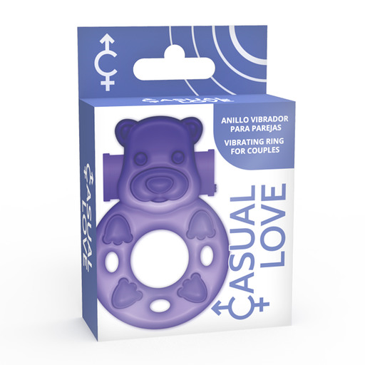 CASUAL LOVE - 26 LILA HASE VIBRATORRING