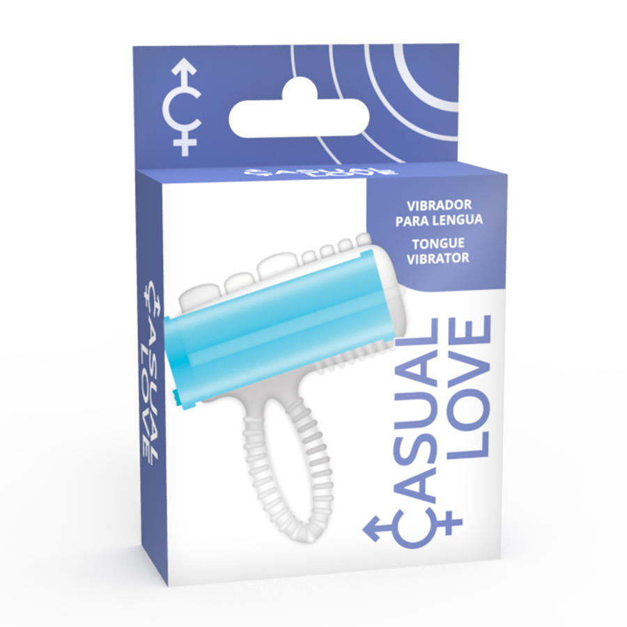 CASUAL LOVE - Ringzunge Vibrierend Blau
