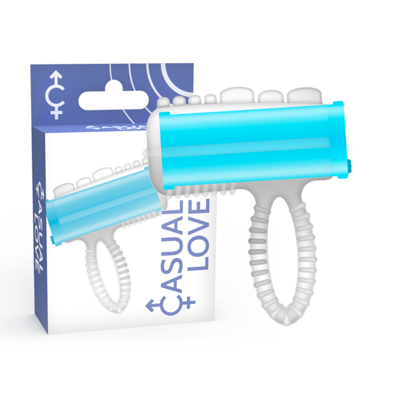 CASUAL LOVE - Ringzunge Vibrierend Blau