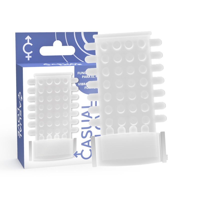 CASUAL LOVE - Transparenter Vibrator Penisüberzug