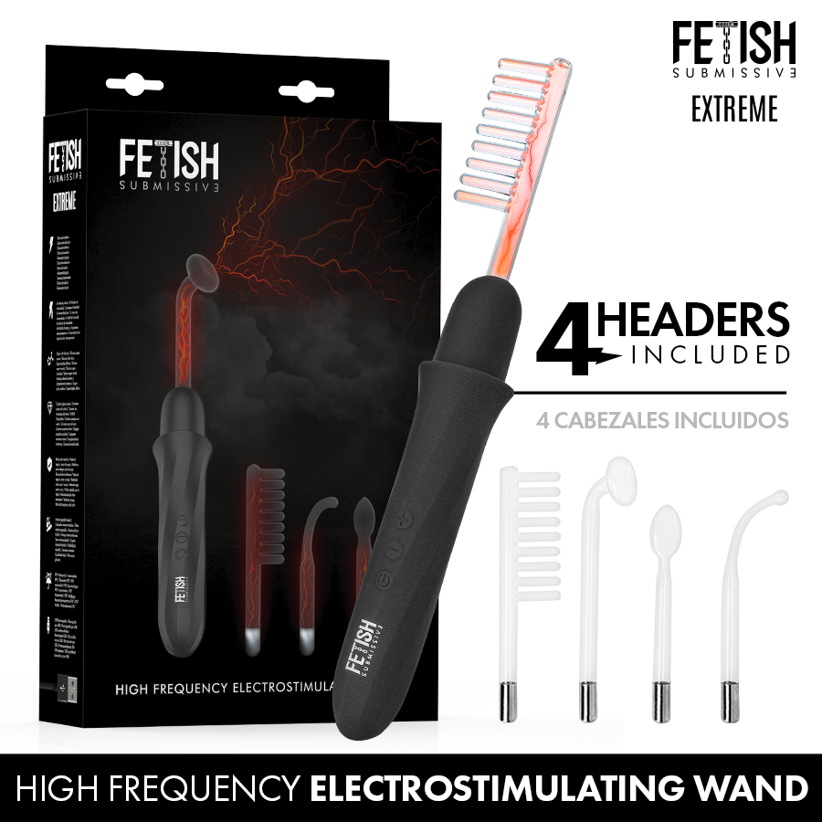 FETISH SUBMISSIVE - Hochfrequenz-Elektrostimulations-Vibrator