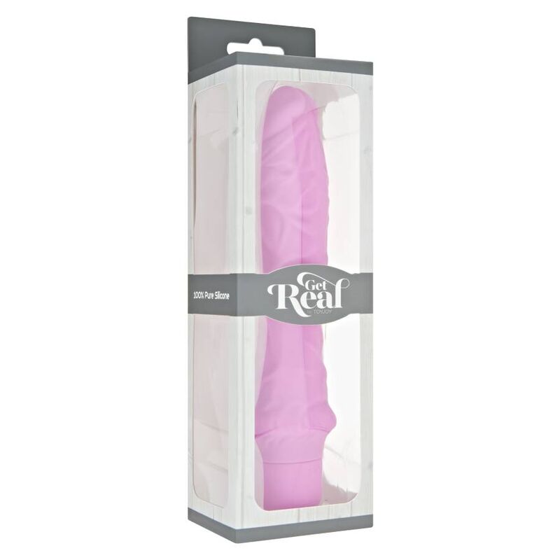 GET REAL - Klassischer großer Rosa Vibrator