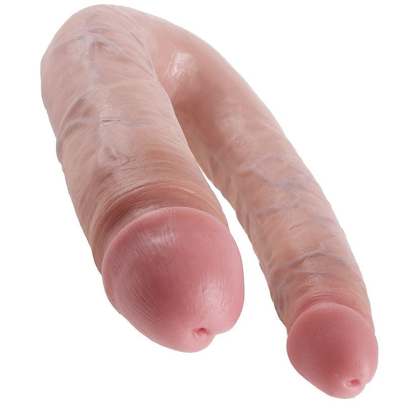 KING COCK - Doppeldildos 17,8 cm natürlich