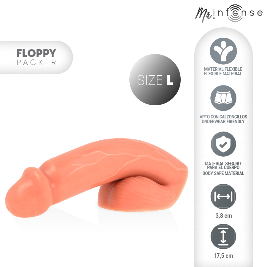 MR INTENSE - FLOPPY SIZE L REALISTISCHER PACKER