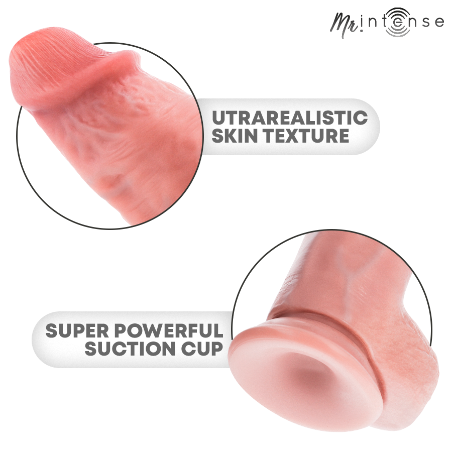 MR INTENSE - Kleiner Spencer Silikondildo 19 cm - Ø 4,5 cm