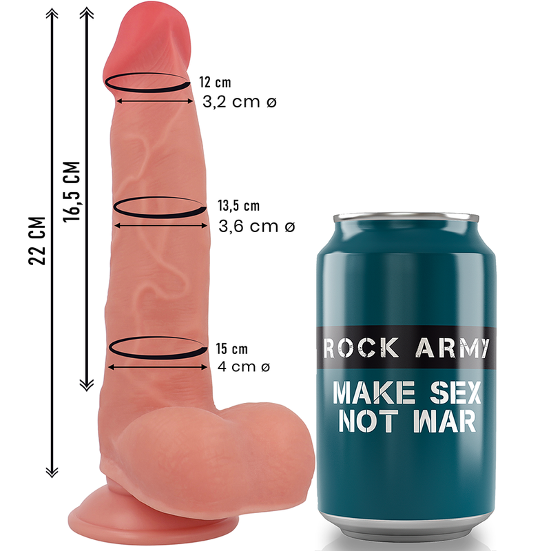 ROCKARMY - FLÜSSIGER SILIKON RANGER 22 CM -O- 3,6 CM