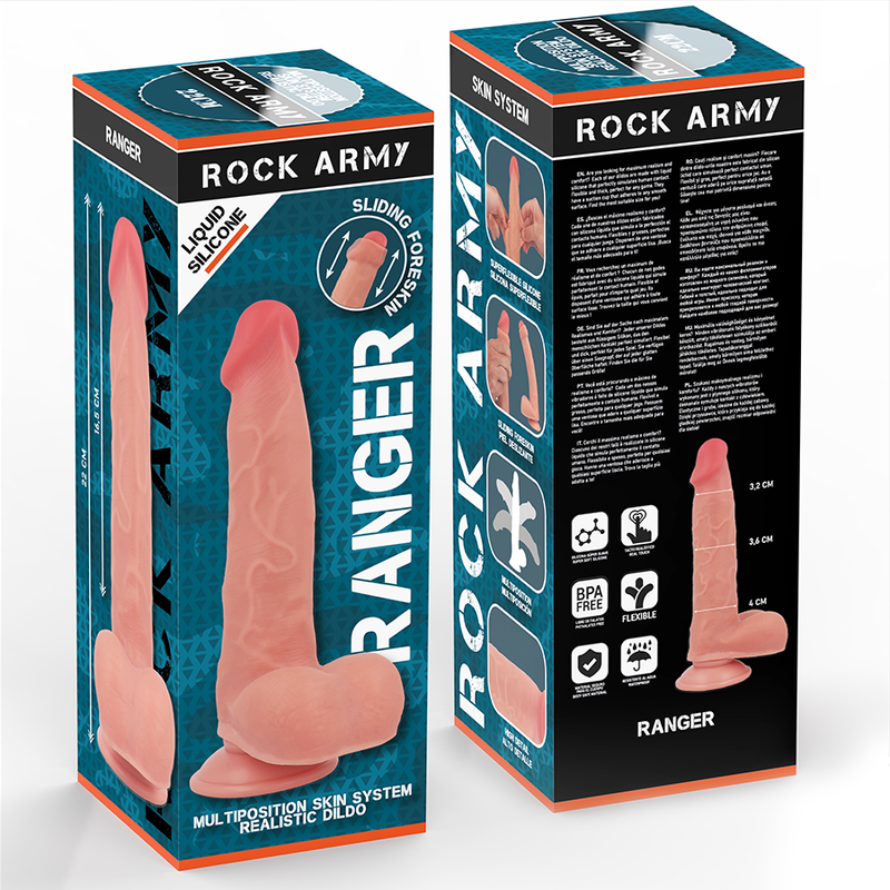 ROCKARMY - FLÜSSIGER SILIKON RANGER 22 CM -O- 3,6 CM