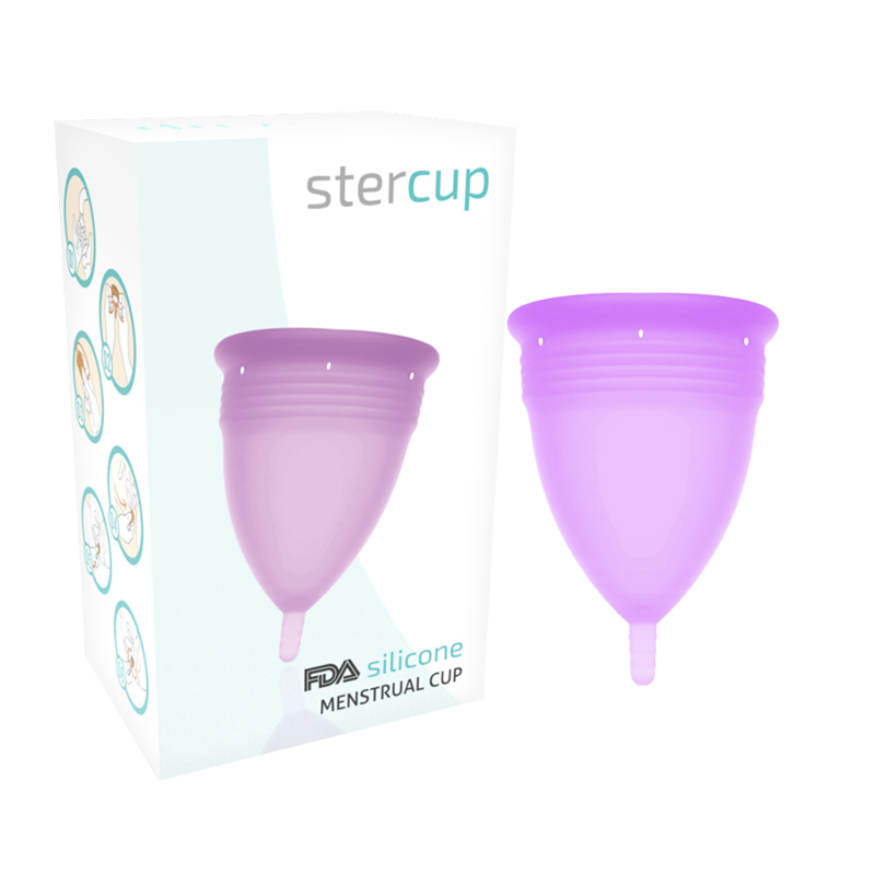 STERCUP - FDA Silikon-Menstruationstasse Flieder