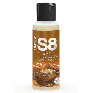 STIMUL8 - S8 4 IN 1 Schokolade und gesalzenes Karamell-Dessert-Gleitgel 125 ml