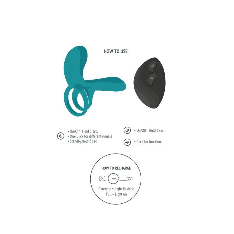 XOCOON - Vibrationsring für Paare Grün