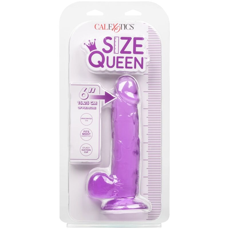 CALEXOTICS - GRÖSSE KÖNIGIN-DILDO LILA 15,3 CM