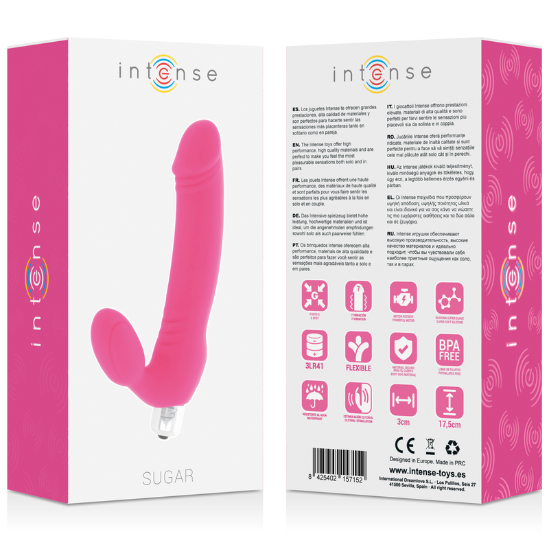 INTENSE - Zucker, sieben Geschwindigkeiten, Silikon Fuchsia