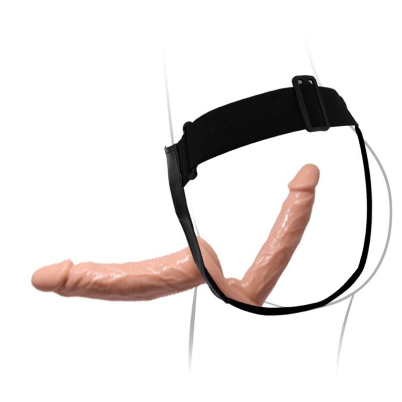 BAILE - ULTRA LEIDENSCHAFTLICHER DOPPEL-DILDO MIT HARNESS