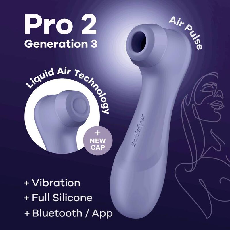 SATISFYER - PRO 2 GENERATION 3 LILA BLUETOOTH & APP