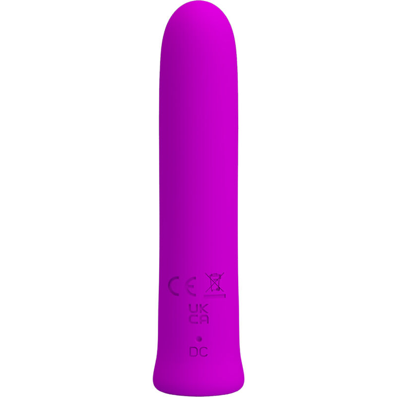 PRETTY LOVE - CURTIS MINI SUPER POWER VIBRATOR 12 Lila Silikonvibrationen