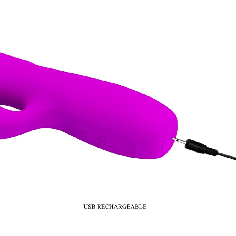 PRETTY LOVE - MELANIE LILA WIEDERAUFLADBARER KANINCHENVIBRATOR