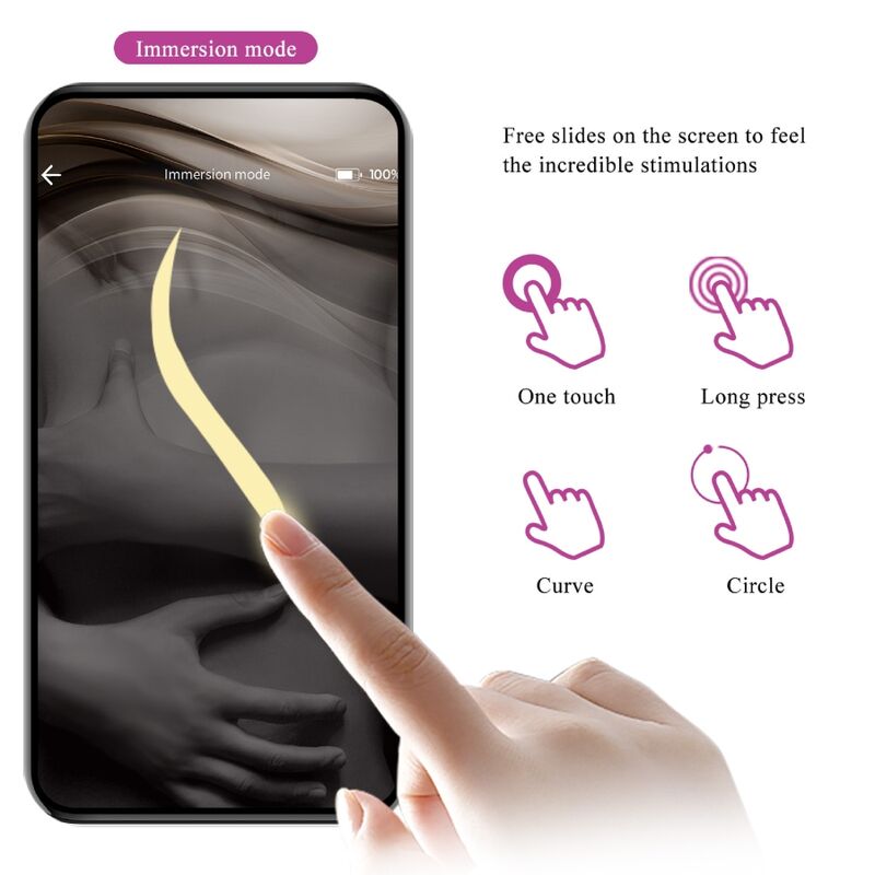 PRETTY LOVE - VIBRATIONS-EI DER NYMPHE, APP-GESTEUERT, LILA