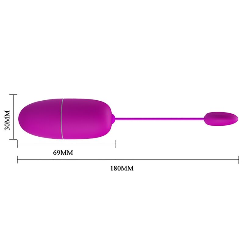 PRETTY LOVE - VIBRATIONS-EI DER NYMPHE, APP-GESTEUERT, LILA