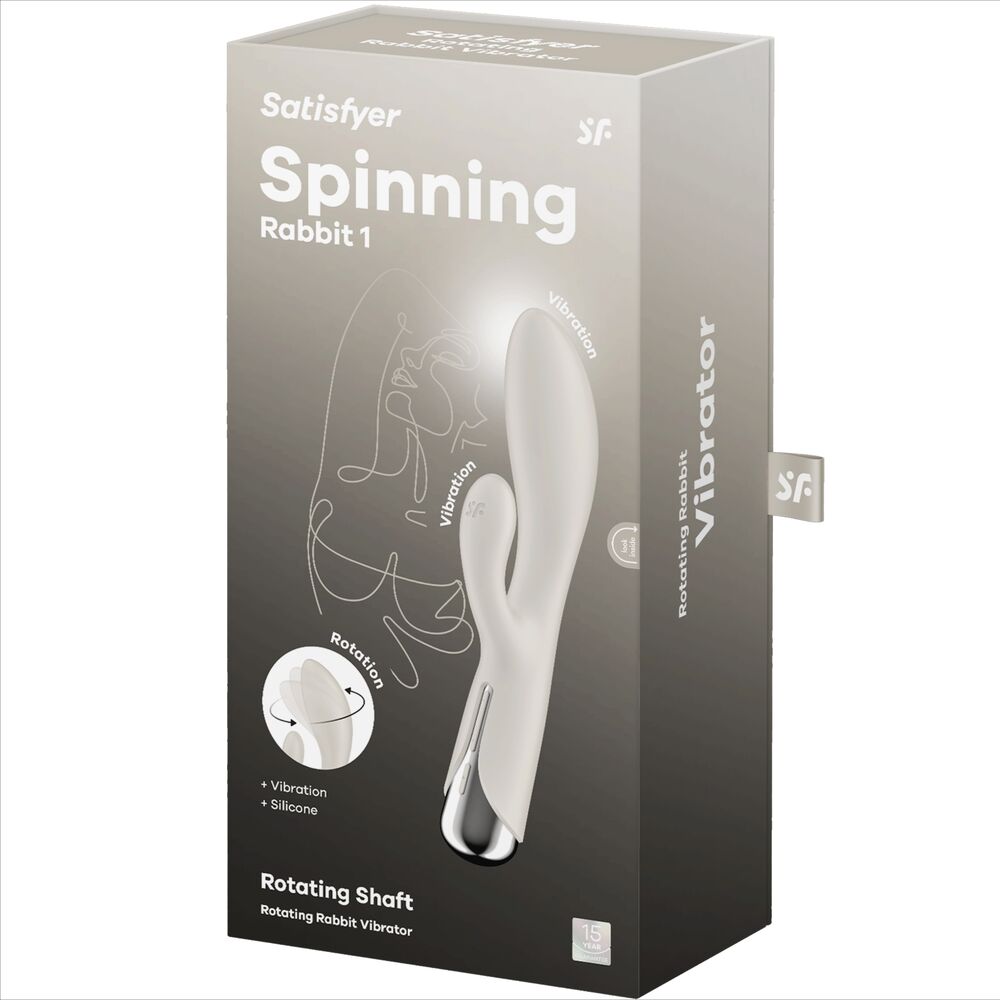 SATISFYER - SPINNING RABBIT 1 Klitoris- und G-Punkt-Stimulation Beige