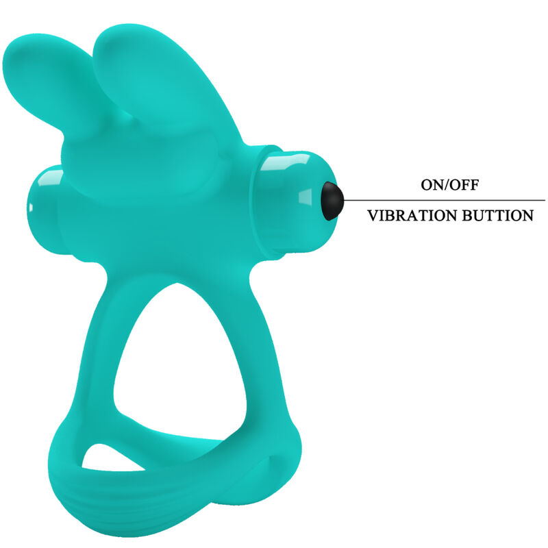 PRETTY LOVE - DANTE GRÜNER RABBIT VIBRATORRING