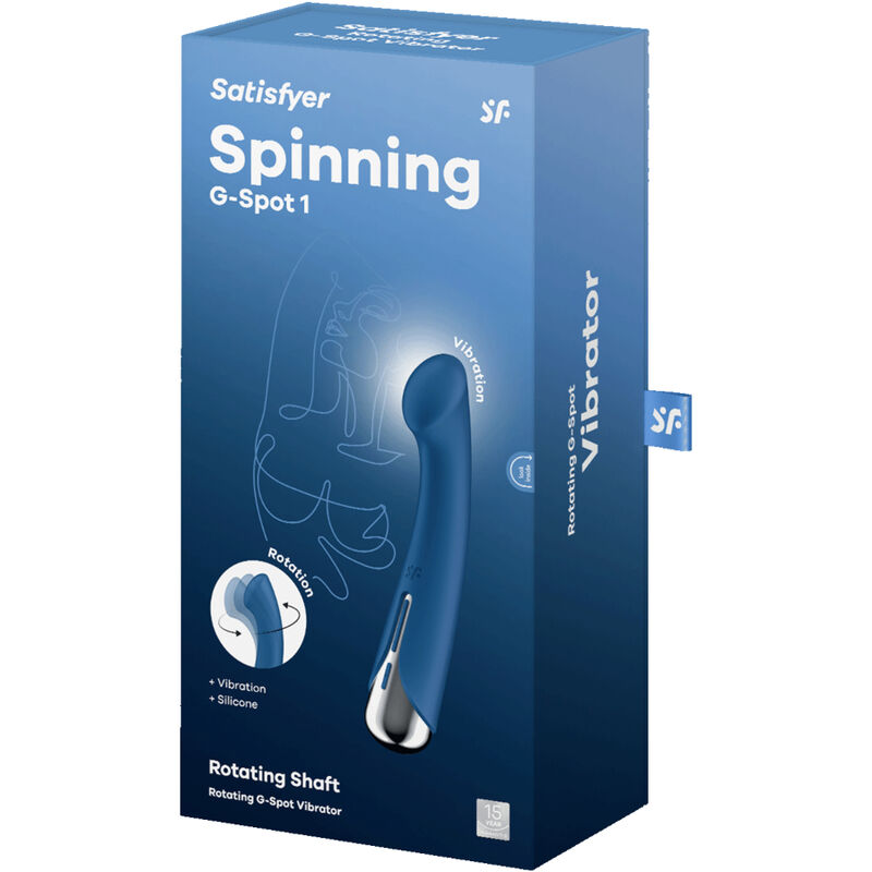 SATISFYER - SPINNING G-SPORT 1 ROTATOR VIBRATOR Blau