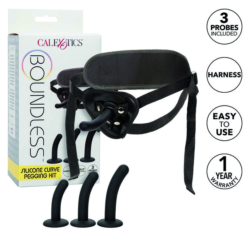 CALEXOTICS - BOUNDLESS Silikon-Kurve-Pegging-Kit