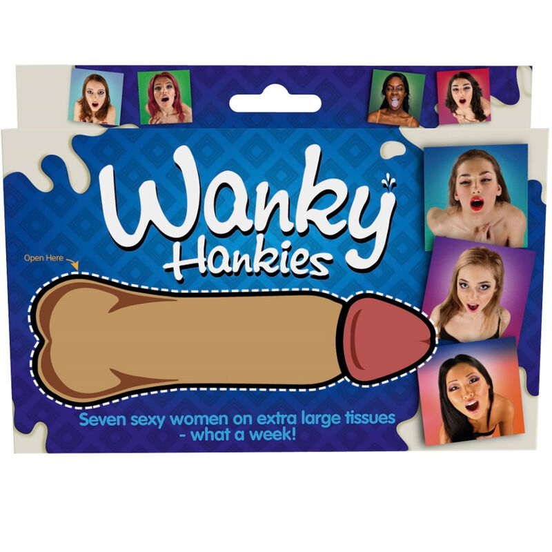 SPENCER & FLEETWOOD - WANKY HANKIES 7 EXTRA GROSSE DAMENTASCHENTÜCHER