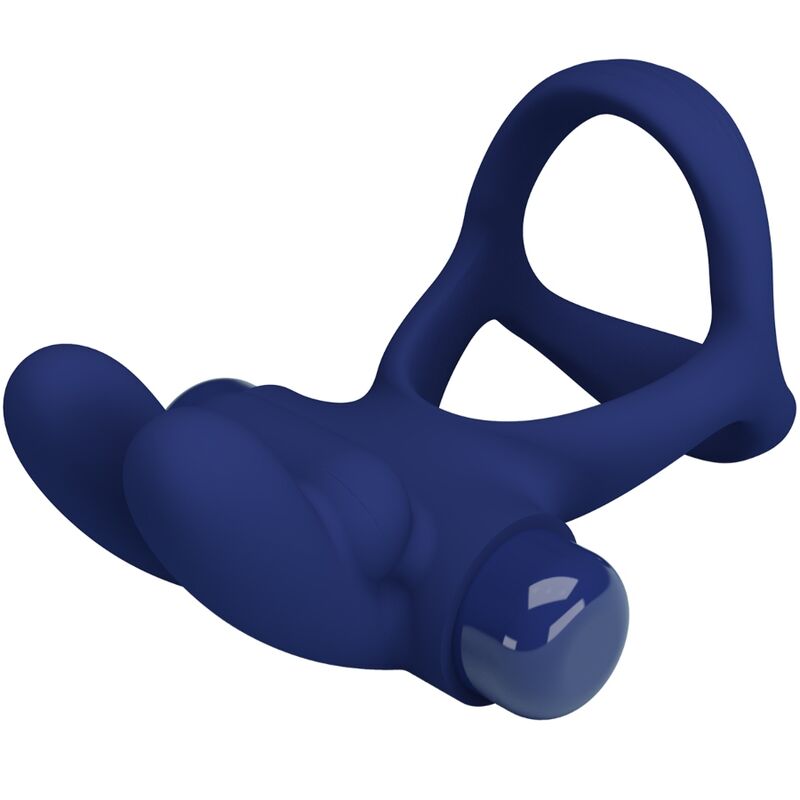 PRETTY LOVE - FRANCISCO DOPPELTER Vibration Penisring Kaninchen Blau