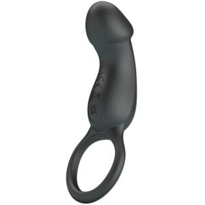 PRETTY LOVE - TRAE VIBRATOR MIT SCHWARZEM STIMULATOR