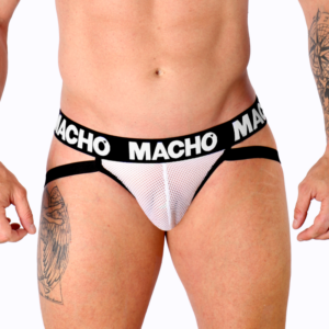 MACHO - MX26X1 JOCK GRID Weiß M