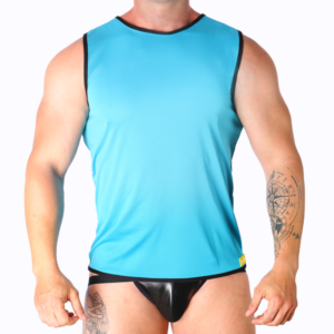 MACHO - Blaues T-Shirt S/M