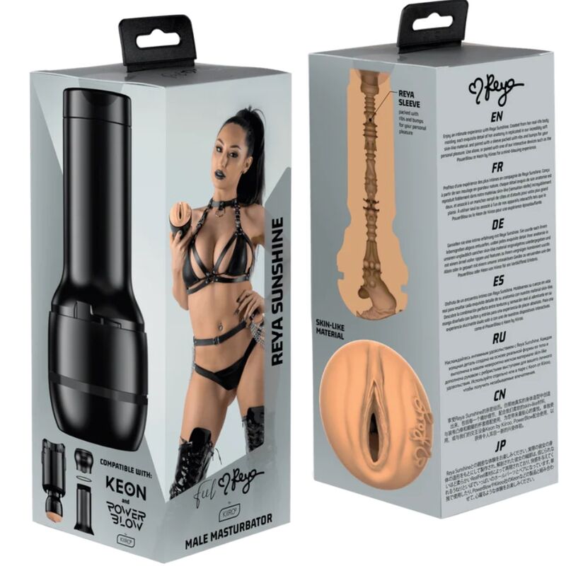 KIIROO - Fühlen Sie REYA SUNSHINE Masturbator KIIROO STARS COLLECTION