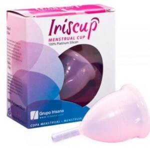 IRISCUP - GROßE ROSA MONATSTASSE + KOSTENLOSER STERILISATORBEUTEL