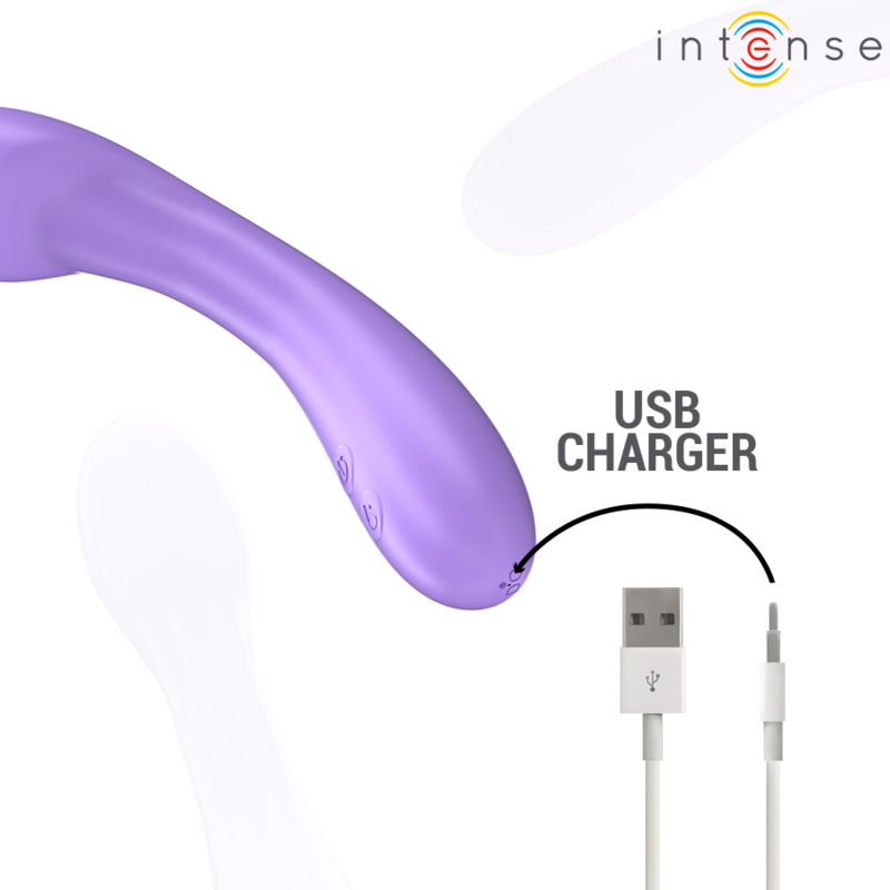 INTENSE - BECKY VIBRATOR 19 CM HEIZBAR 7 VIBRATIONSSTUFEN LILA