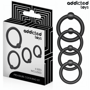 ADDICTED TOYS - Set aus Silikon-Druckringen