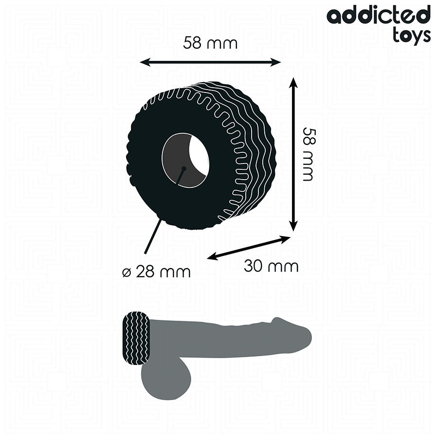 ADDICTED TOYS - Extra dicker Penisring
