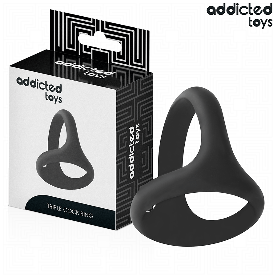 ADDICTED TOYS - Dicker Dreifach-Penisring