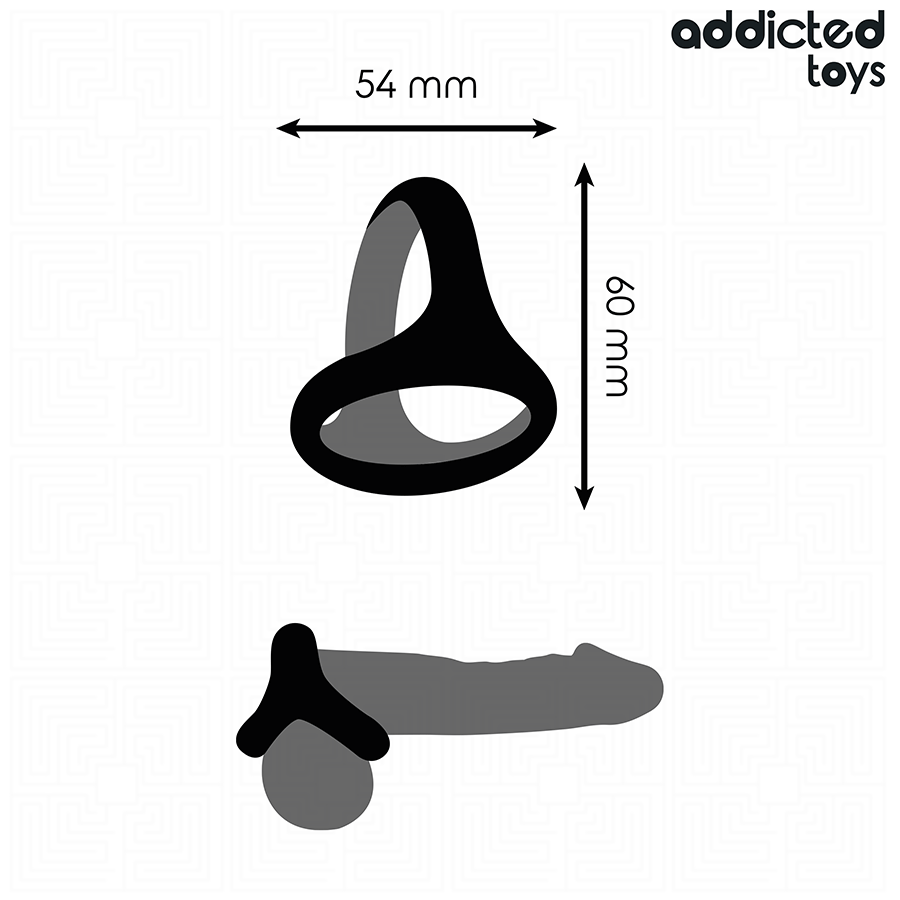ADDICTED TOYS - Dicker Dreifach-Penisring