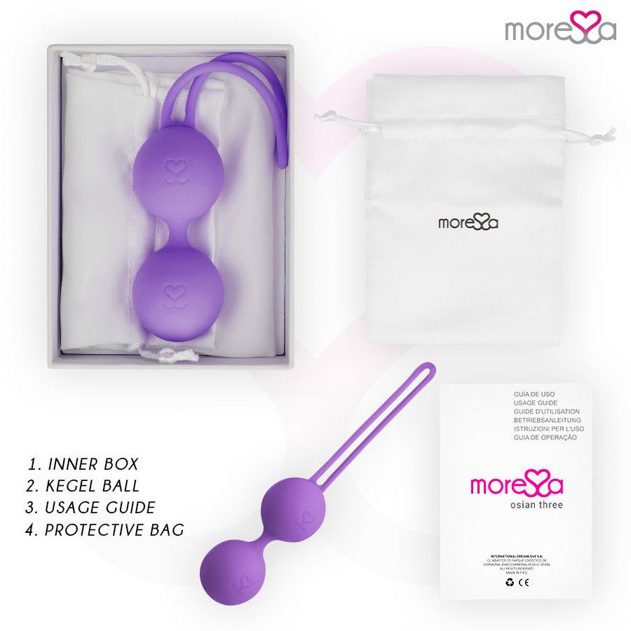 MORESSA - OSIAN DREI PREMIUM LILA SILIKON