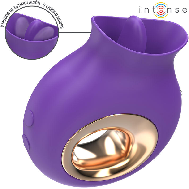 INTENSE - TULI Klitorisstimulator 9 Vibrationen & 9 Oszillatione Lila