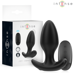 INTENSE - JOEY ANALPLUG 10 VIBRATIONEN SCHWARZ FERNBEDIENUNG