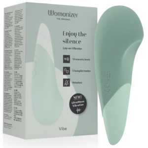 WOMANIZER - VIBE LAY-ON SILENT VIBRATOR SALBEI