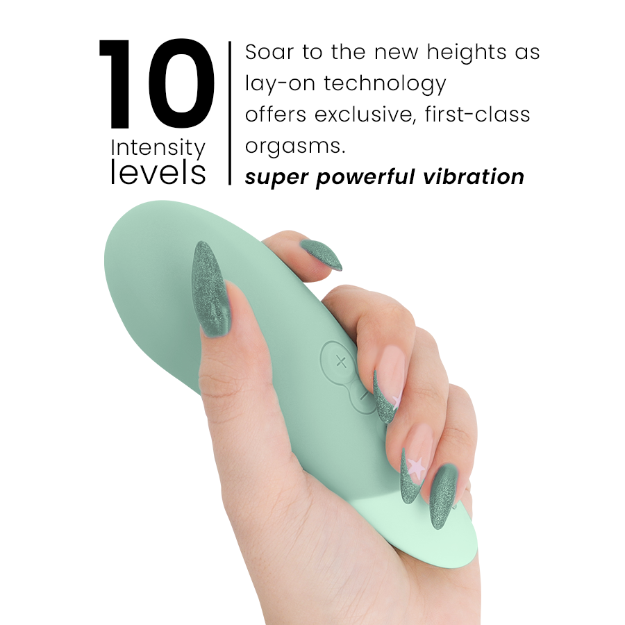 WOMANIZER - VIBE LAY-ON SILENT VIBRATOR SALBEI