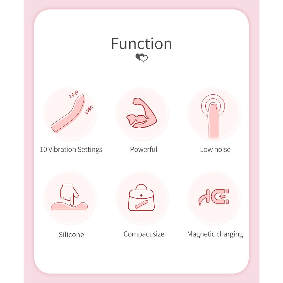 PRETTY LOVE - KISELL G-SPOT Rosa Vibrator