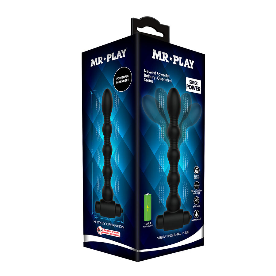 MR PLAY - Vibrierender Analplug-Massager