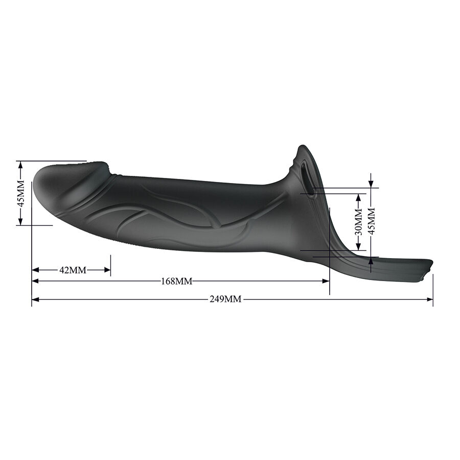 PRETTY LOVE - LANDON SCHWARZER VIBRATOR-STRAP-ON